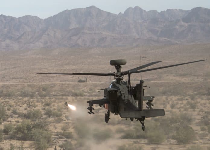 AH-64-air-to-ground-missile-test