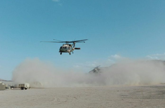 Jordanian helicopters