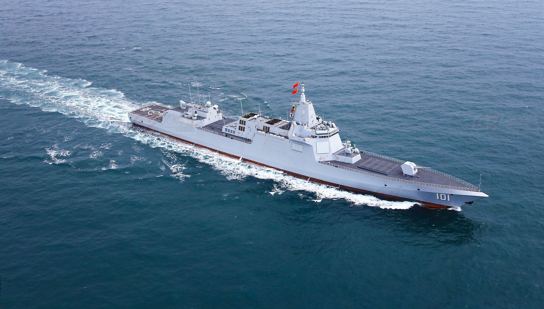 China s Type  055 Destroyer  Larger More Powerful Than 