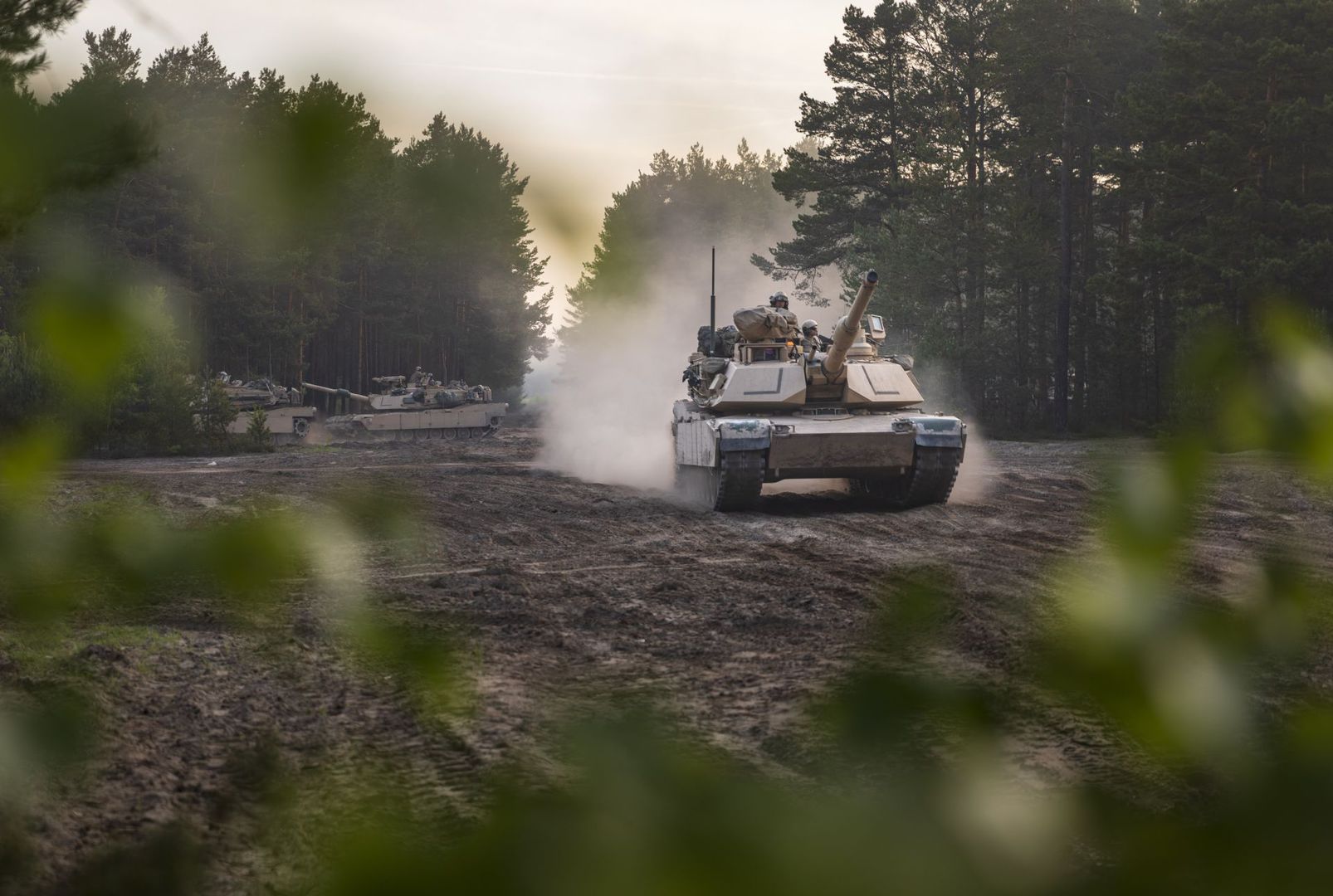 M1A2 Abrams tanks