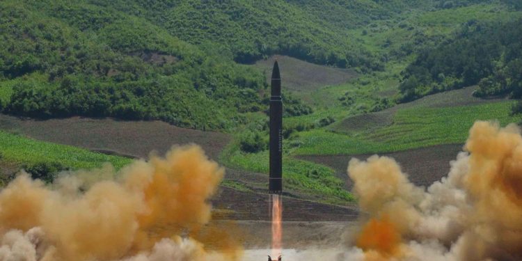 North Korea fires two ‘ballistic missiles’ into sea