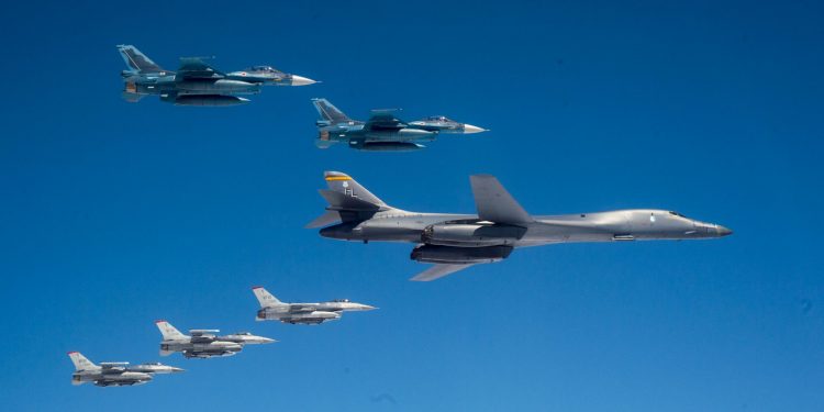B-1 plays key role in US, Japan bomber-fighter integration operations