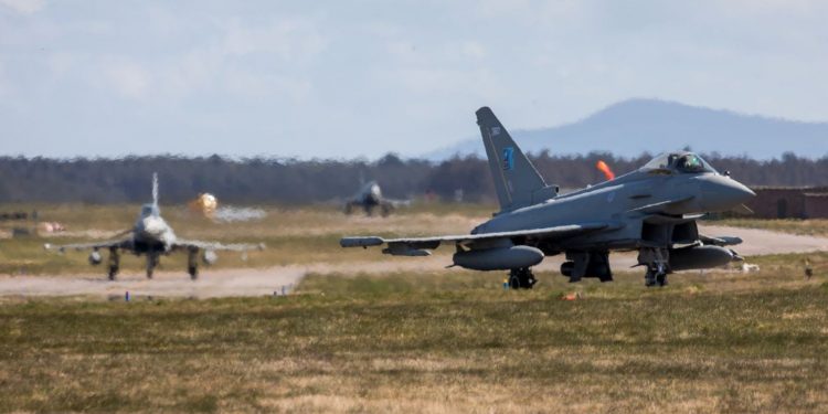 Royal Air Force Typhoons Assume New NATO Baltic Air Policing Mission