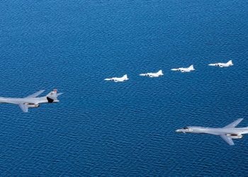 USAF B-1B Bombers Train with Swedish Air Force