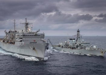 US, and British Ships Conduct Anti-Submarine Exercise Above Arctic Circle