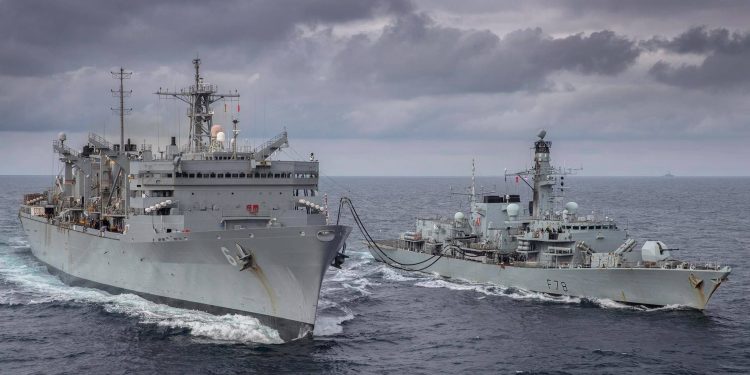US, and British Ships Conduct Anti-Submarine Exercise Above Arctic Circle