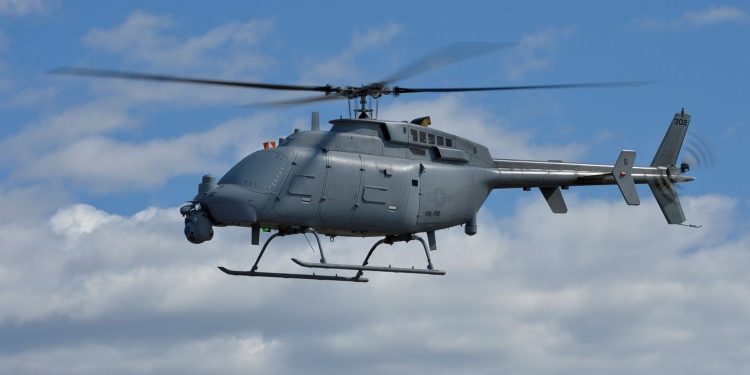Northrop supports government flight testing of the MQ-8C Fire Scout Radar