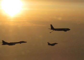 RAF Typhoons Train with United States B-1B Bombers and NATO Allies