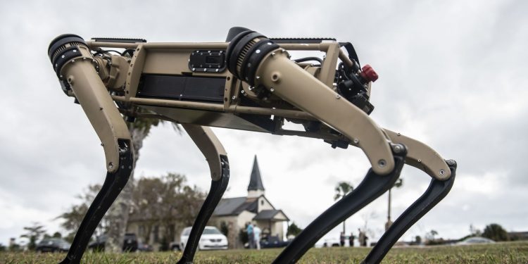 Robot dogs to enhance security at Tyndall AFB
