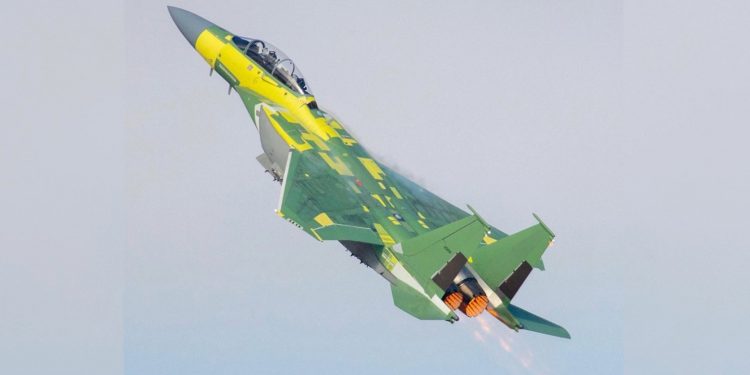 GE’s F110 Engine Powers 1st Flight of Boeing F-15EX