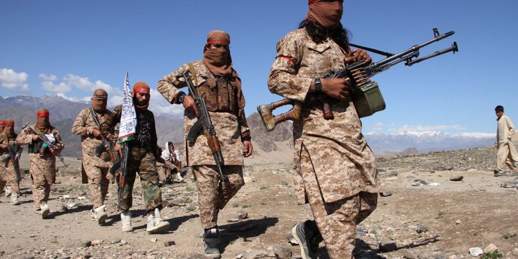 Two more cities fall to Taliban as thousands flee northern Afghanistan