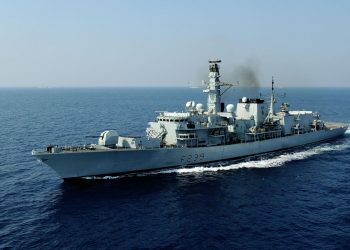 UK warship makes rare transit through Taiwan Strait
