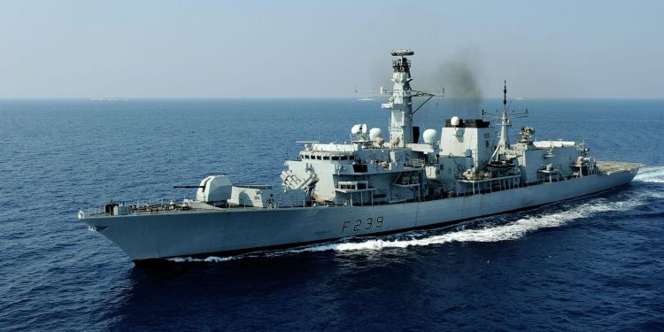 UK warship makes rare transit through Taiwan Strait