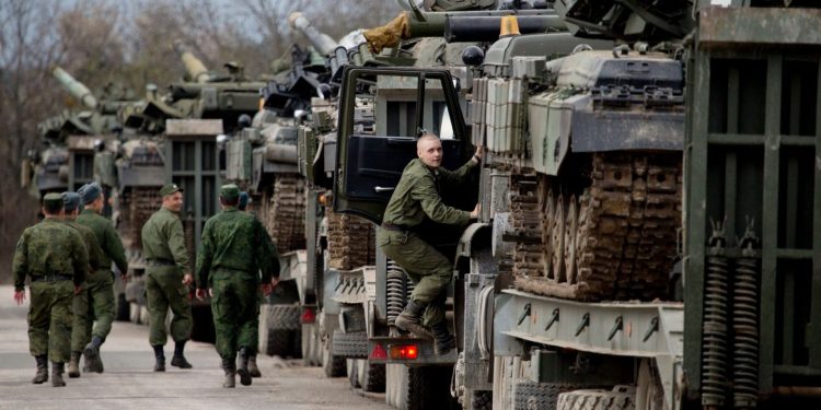 NATO says Russia’s military build-up continuing around Ukraine