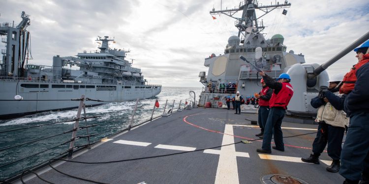 US Navy Destroyers Participate in NATO Exercise Dynamic Guard