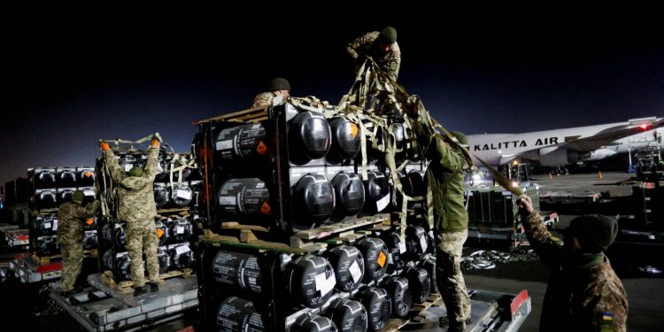 Javelin anti-tank missiles