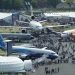 Farnborough airshow opens amid heatwave