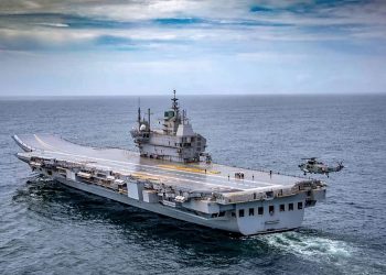 India unveils first homemade aircraft carrier, with eye on China