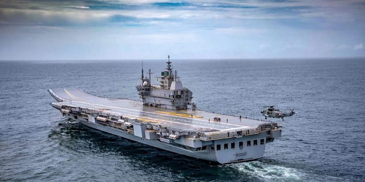 India unveils first homemade aircraft carrier, with eye on China