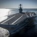 US Navy’s $13bn aircraft carrier embarks on first deployment