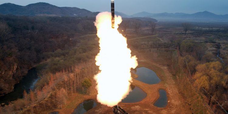 North Korea says it test-fired new solid-fuel hypersonic missile