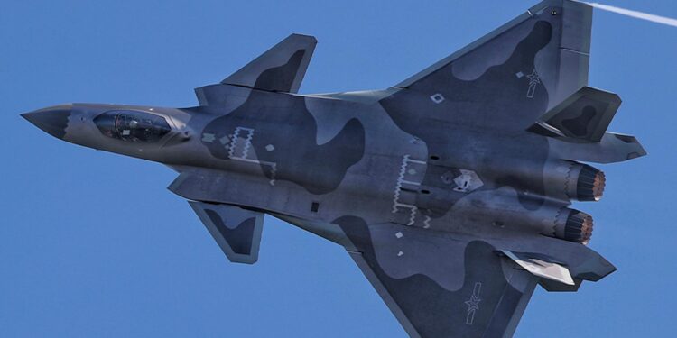 China J-20 fighter jet