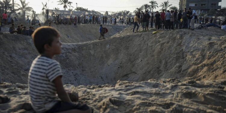 Gaza rescuers say children among 20 killed in Israeli strikes on Khan Yunis